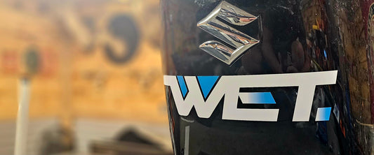 "WET." + "Water. Effort. Time." Decal