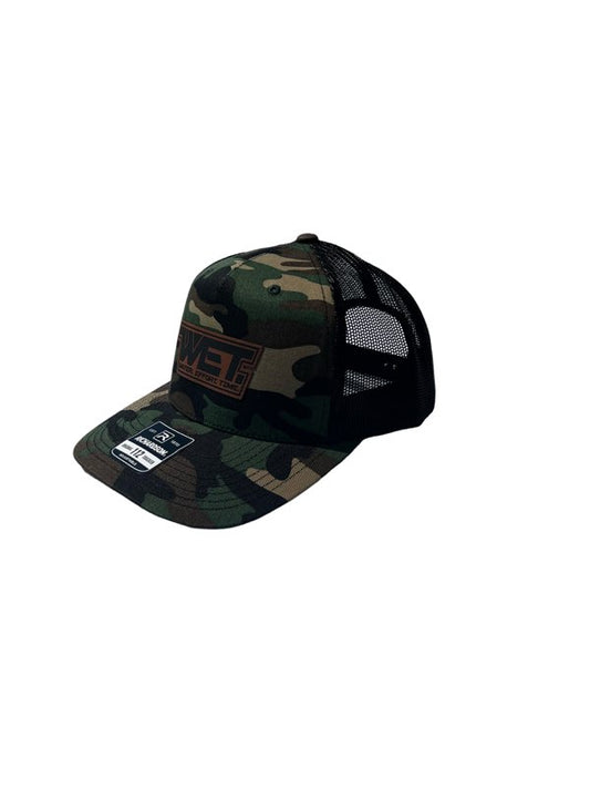 Founders Edition WET. Hat - Green Camo / Black