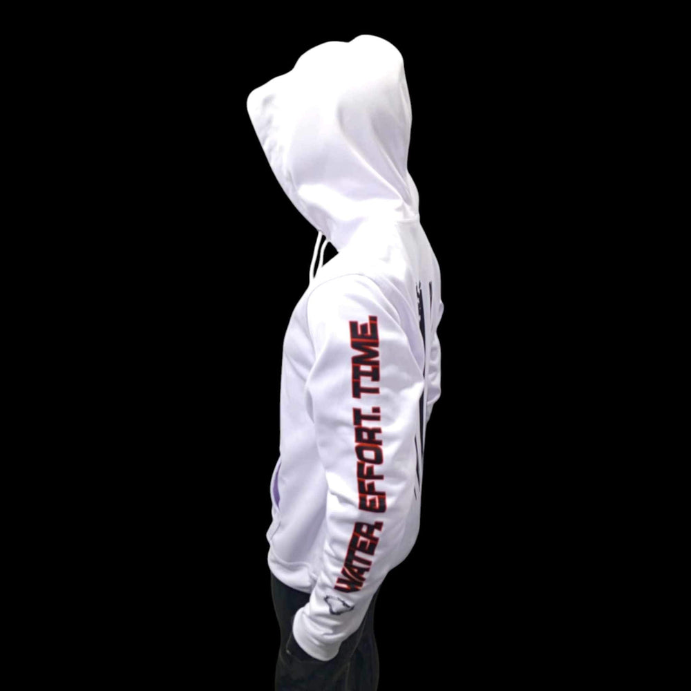 White Valor Series Vet. Hoodie - Left